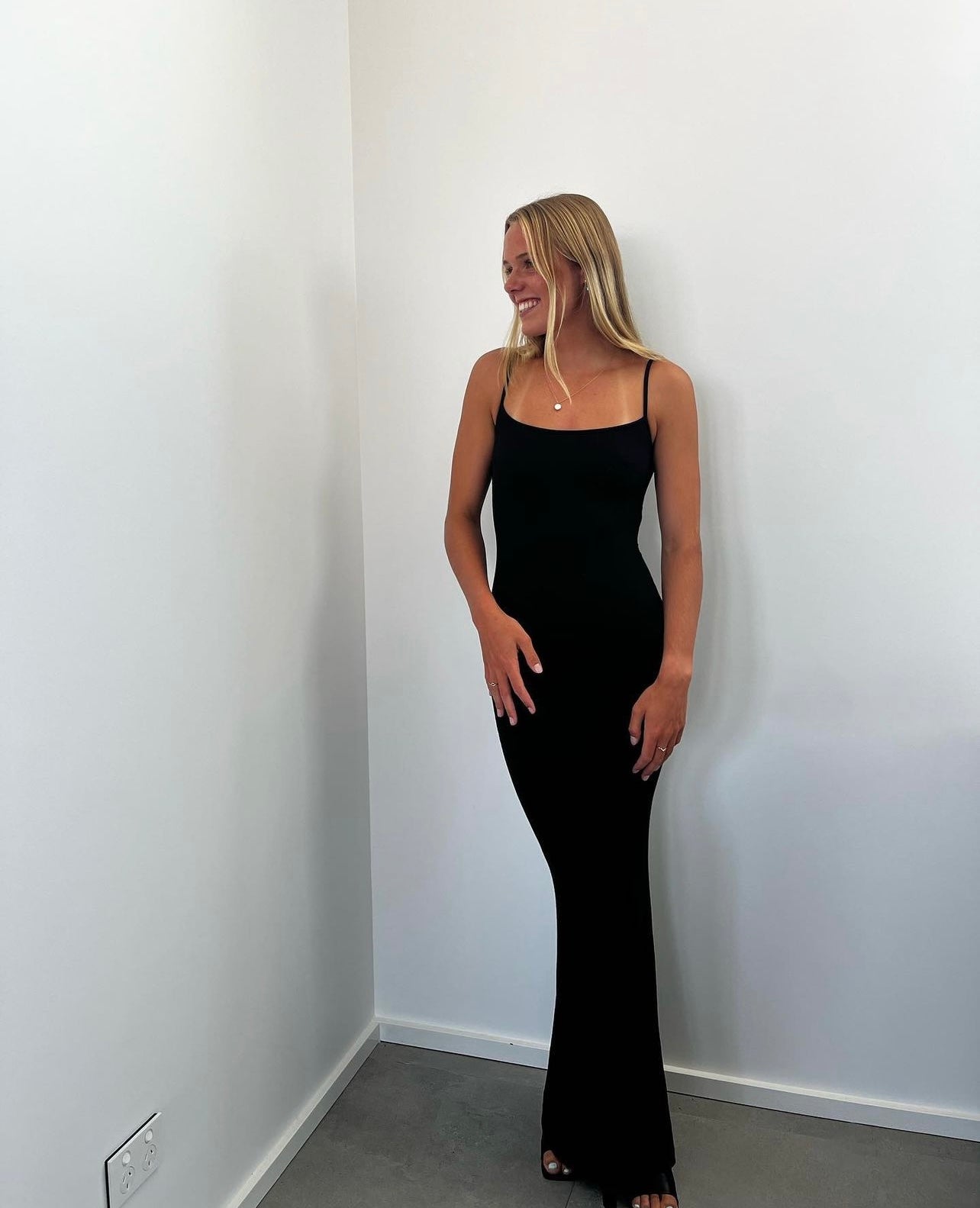 BLACK SKIMS DRESS
